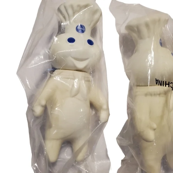 NEW VTG TPC 1971 Pillsbury Doughboy Poppin' fresh swival head vinyl Doll - Picture 3 of 6